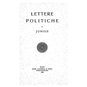 luigi einaudi - lettere politiche di junius