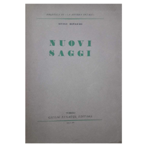 luigi einaudi - nuovi saggi