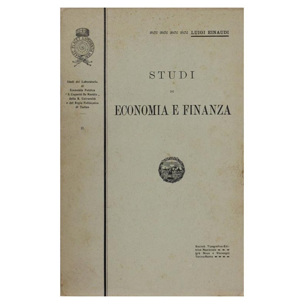 luigi einaudi - studi di economia e finanza